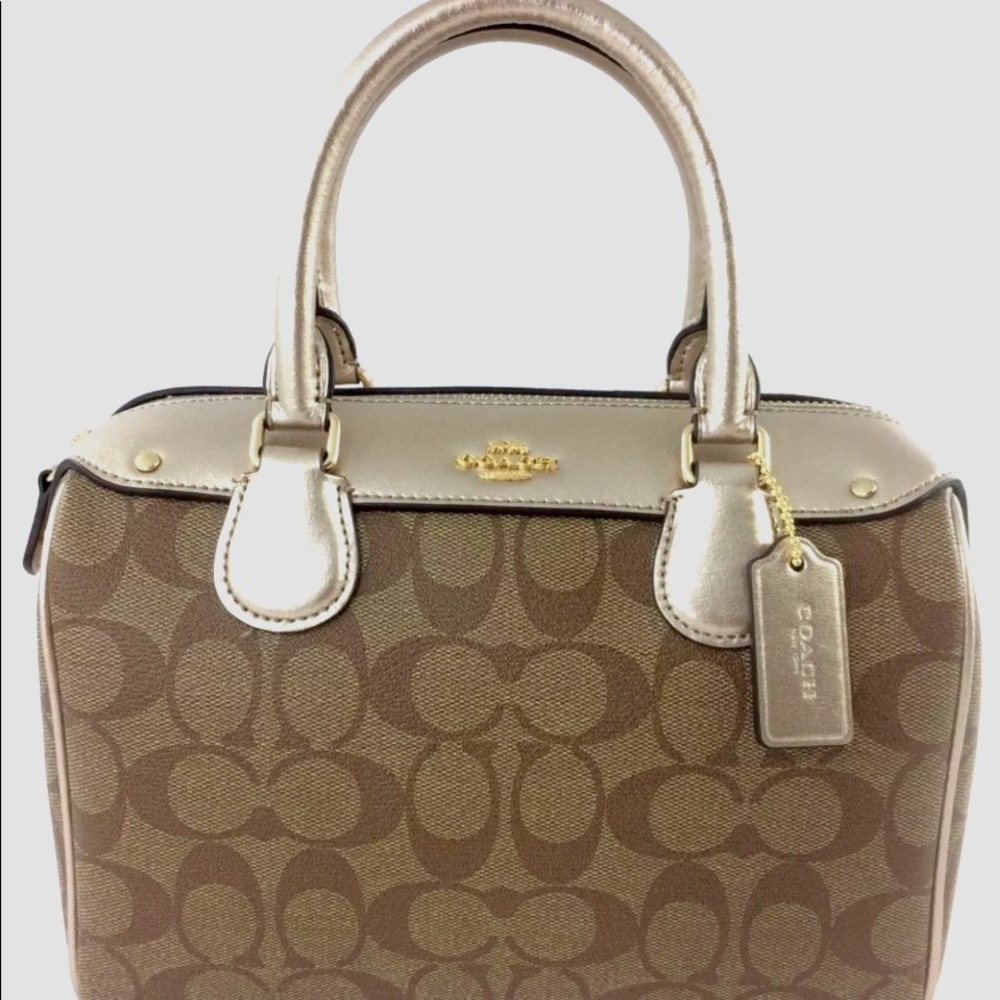 COPY - NWT Coach F31157 M B S Coated Canvas Khaki…
